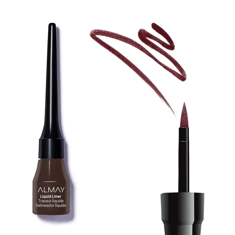 Almay Lot of 3 Liquid Eyeliner Pen Water Resistant & Long Wearing 222 Brown New